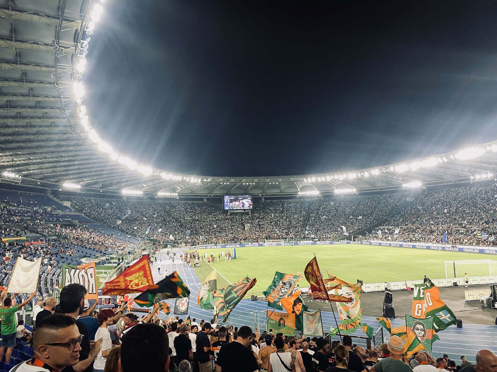 Stadio Olimpico om aftenen