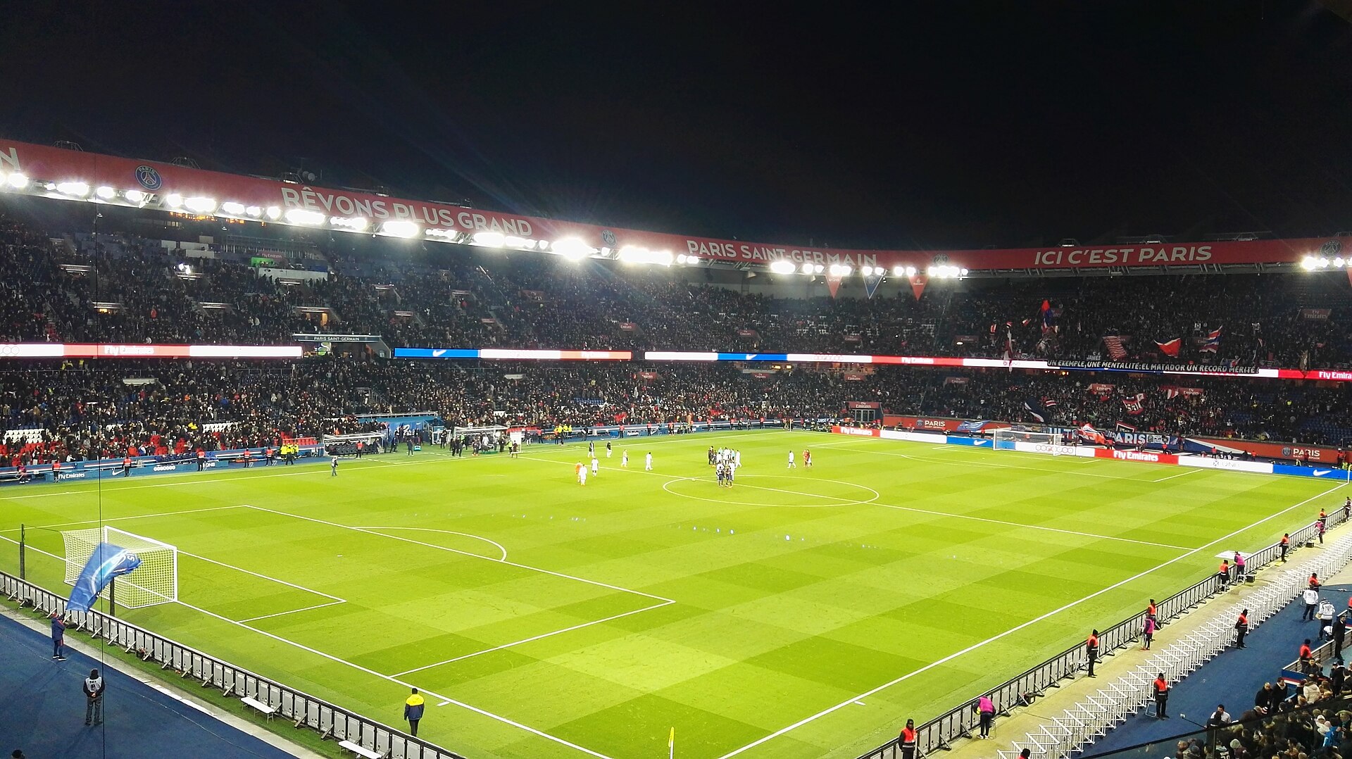 Parc des Princes under en aftenkamp
